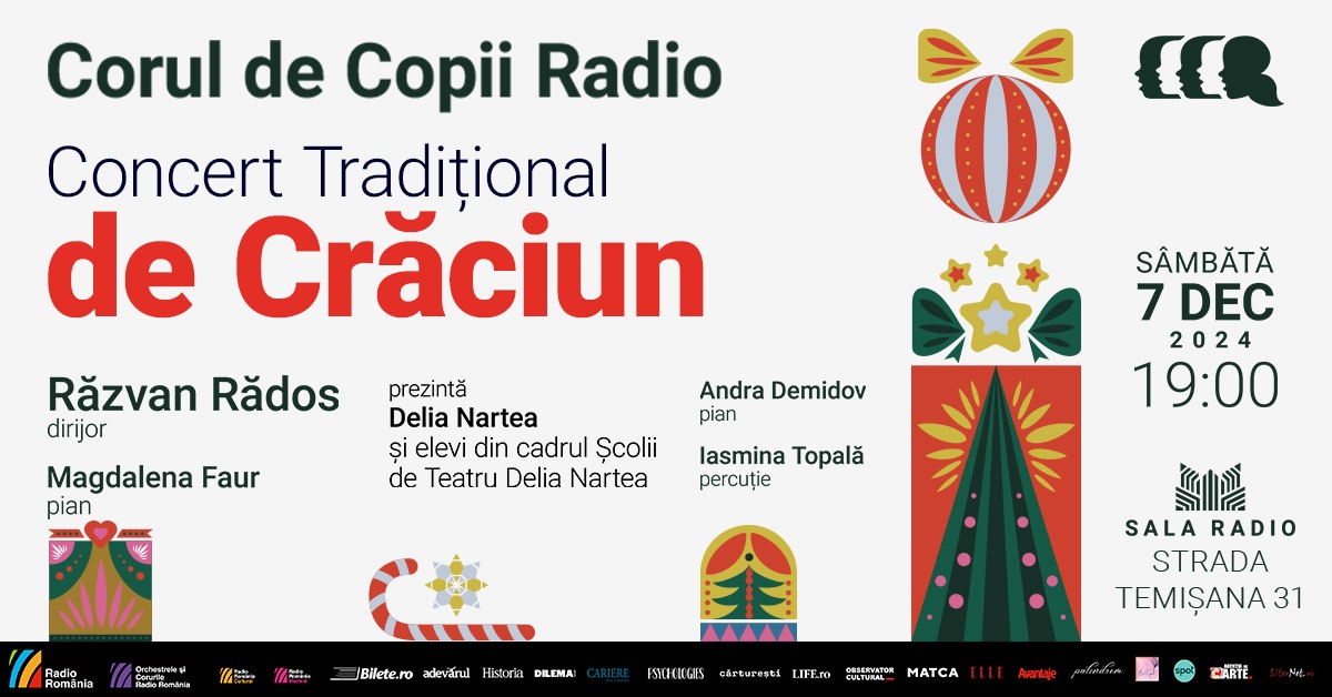 5 concerte extraordinare de Crăciun la Sala Radio