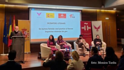 Debate literario sobre la violencia de género en Bucarest