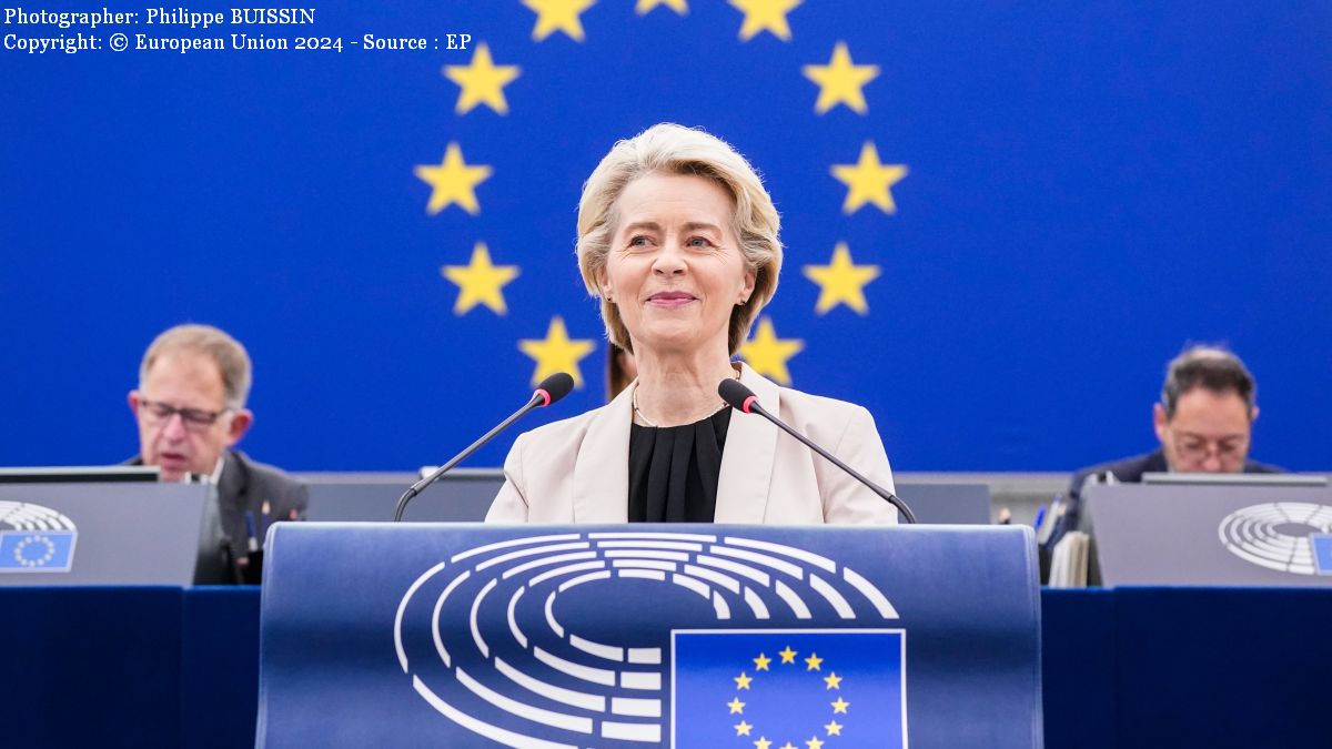 Ursula von der Leyen (foto: Photographer: Philippe BUISSIN Copyright: © European Union 2024 - Source : EP)