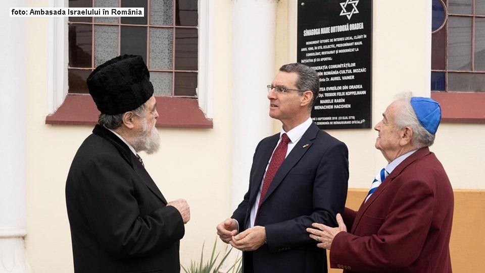 foto: Ambasada Israelului în România (vizita Ambasadorului Israelului la Oradea)