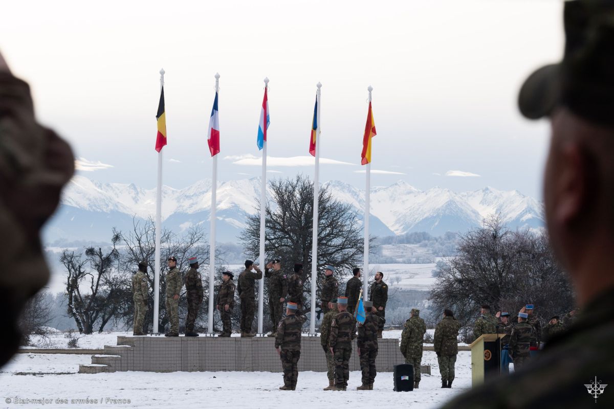 Changes in the French contingent of the NATO Battle Group