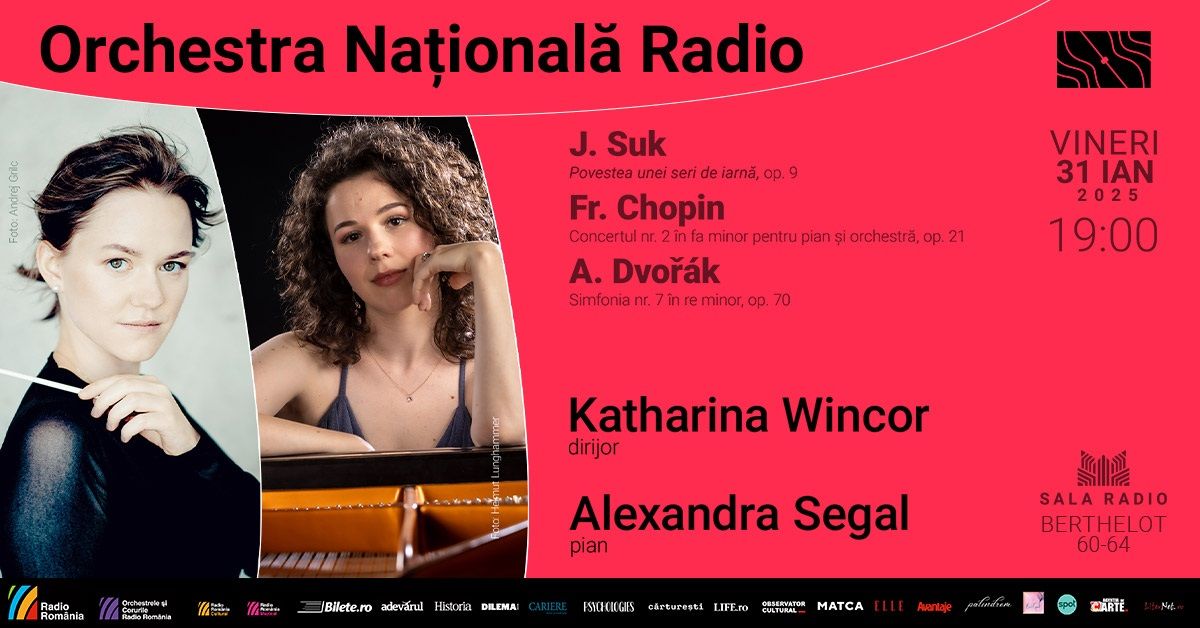 Câștigătoarea Concursului Internațional George Enescu – 2022, Alexandra Segal, la Sala Radio