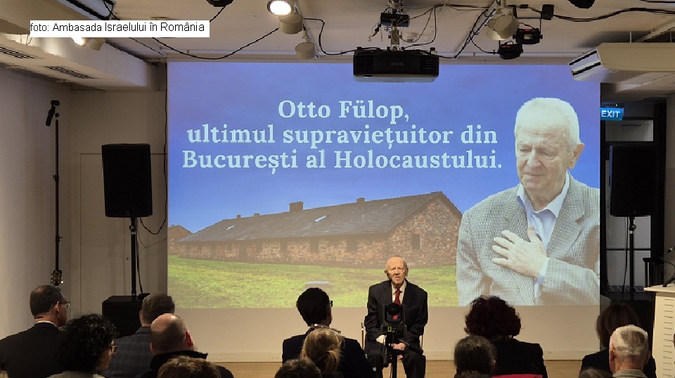 foto: Ambasada Israelului în România (eveniment Ziua Internațională de Comemorare a Victimelor Holocaustului)