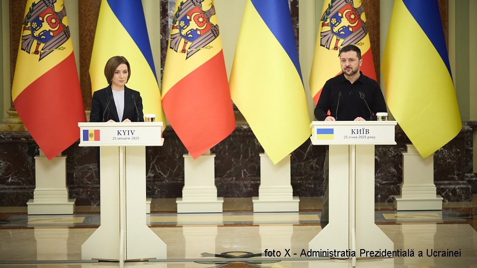 întâlnire Maia Sandu - Volodimir Zelenski (foto X - Adminsitraţia Prezidenţială a Ucrainei)