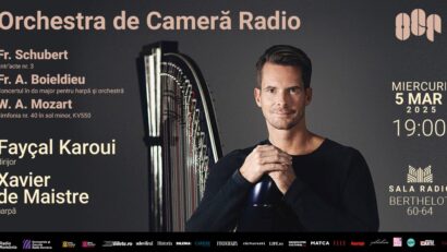 Xavier de Maistre, un important harpist al lumii, invitat la Sala Radio