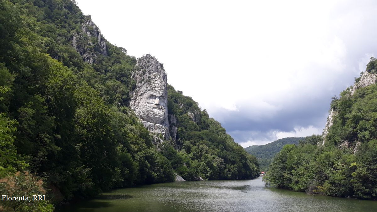 Statuia lui Decebal de la Cazanele Dunării