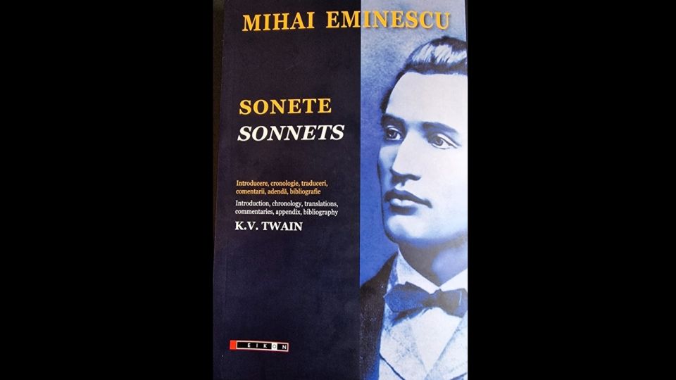 Foto : Coperta cărții ”Sonete/Sonnets de Mihai Eminescu”, Editura Eikon