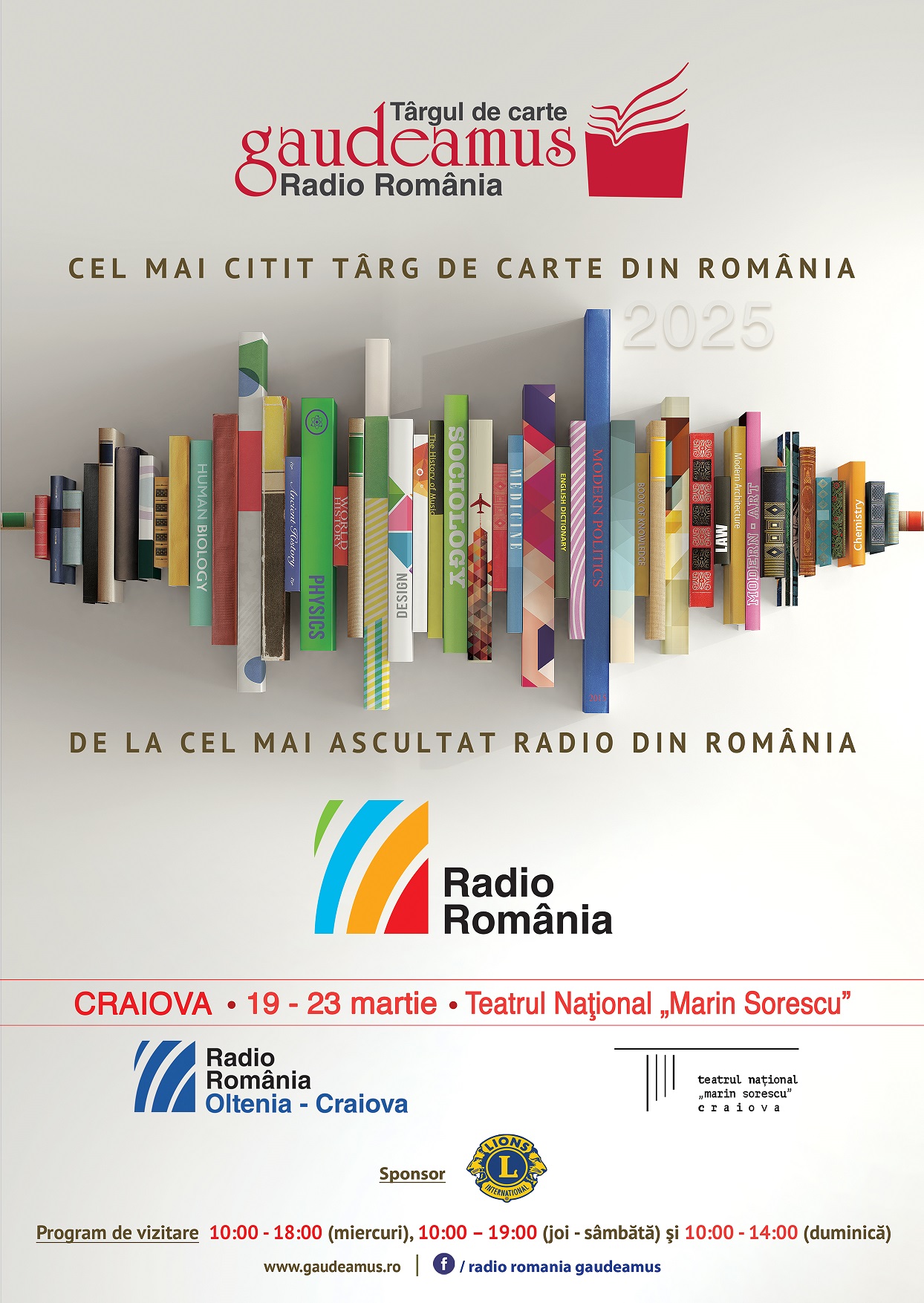 Caravana Gaudeamus Radio România 2025 debutează la Craiova