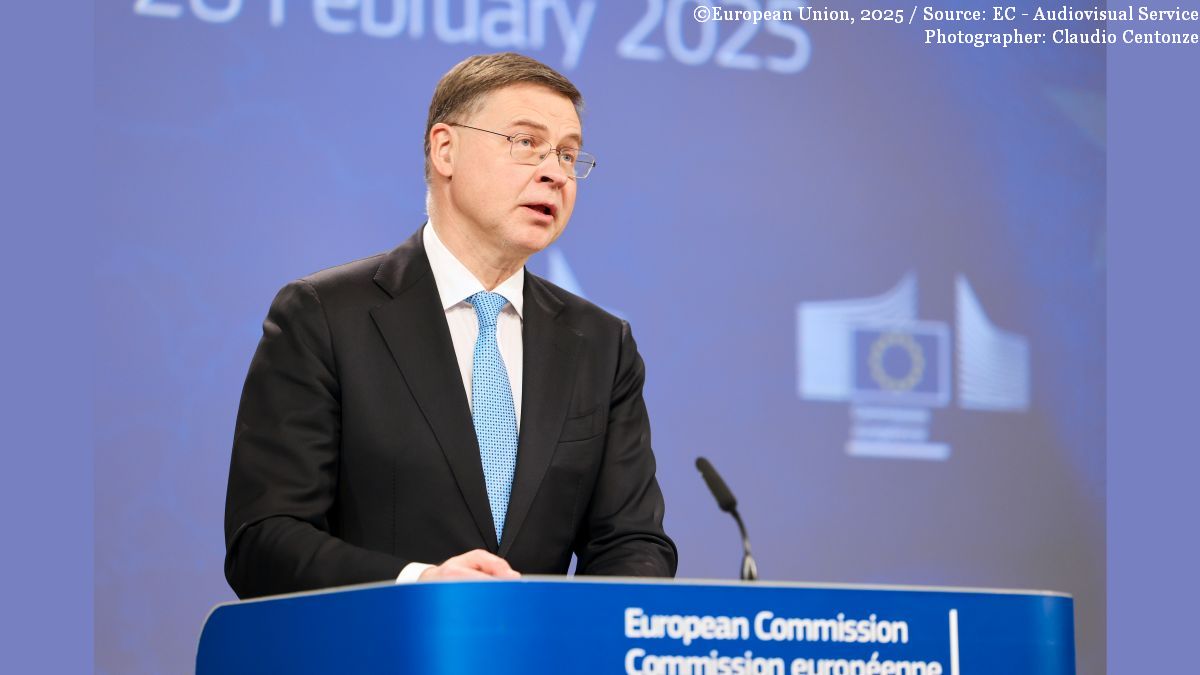 Valdis Dombrovskis (Foto: ©European Union, 2025 / Source: EC - Audiovisual Service Photographer: Claudio Centonze)