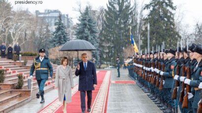 Maia Sandu și Ilie Bolojan, la Chișinău / Foto: presidency.ro