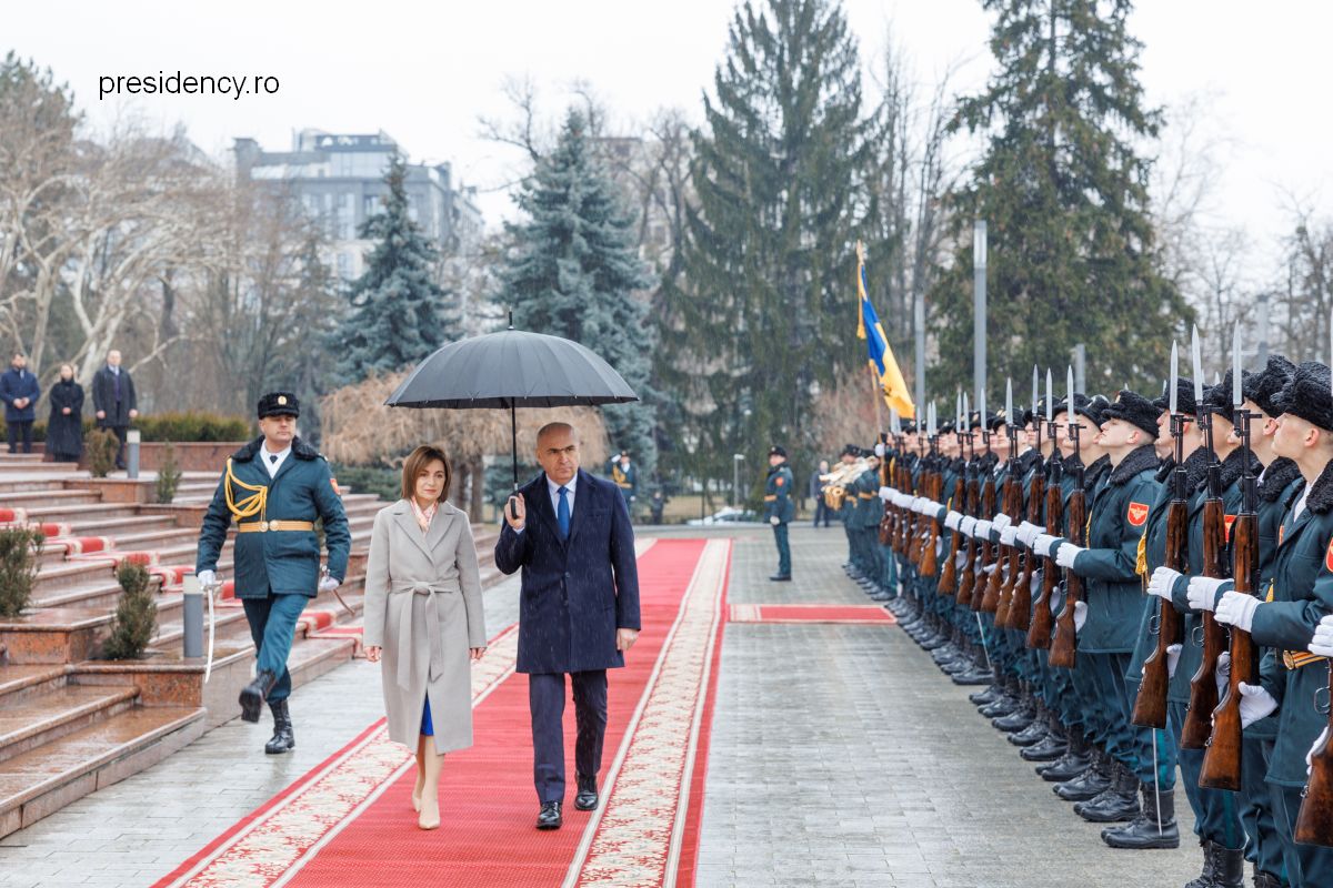 Maia Sandu și Ilie Bolojan, la Chișinău / Foto: presidency.ro