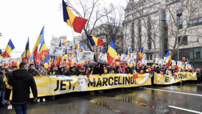 Protest AUR, la București