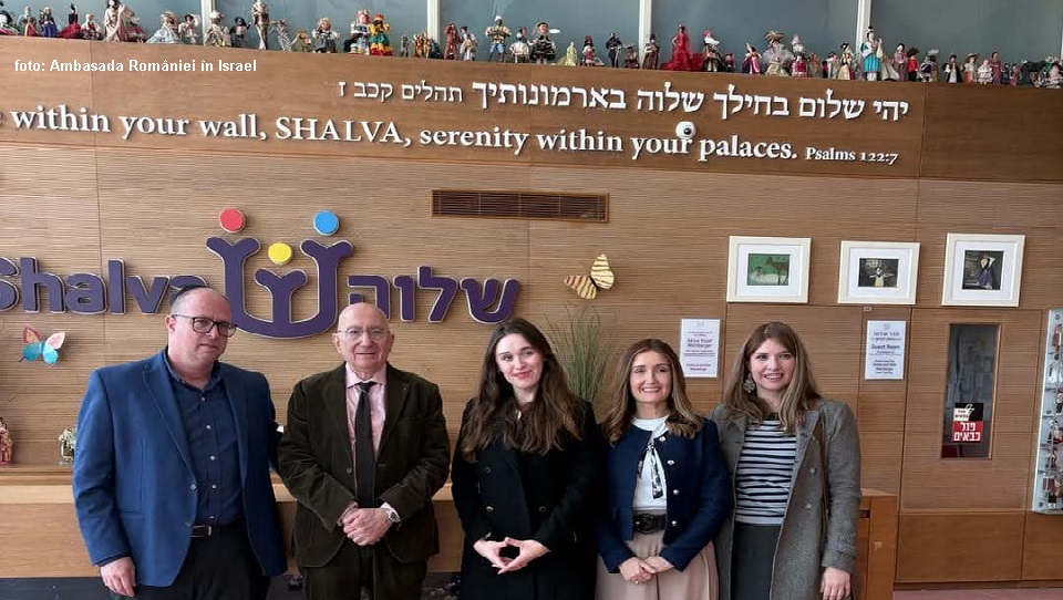 foto: Ambasada României în Israel (vizită la Centrul Național Shalva)