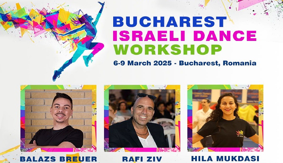 foto: JCC Bucureşti (workshop de dansuri evreiești și israeliene)